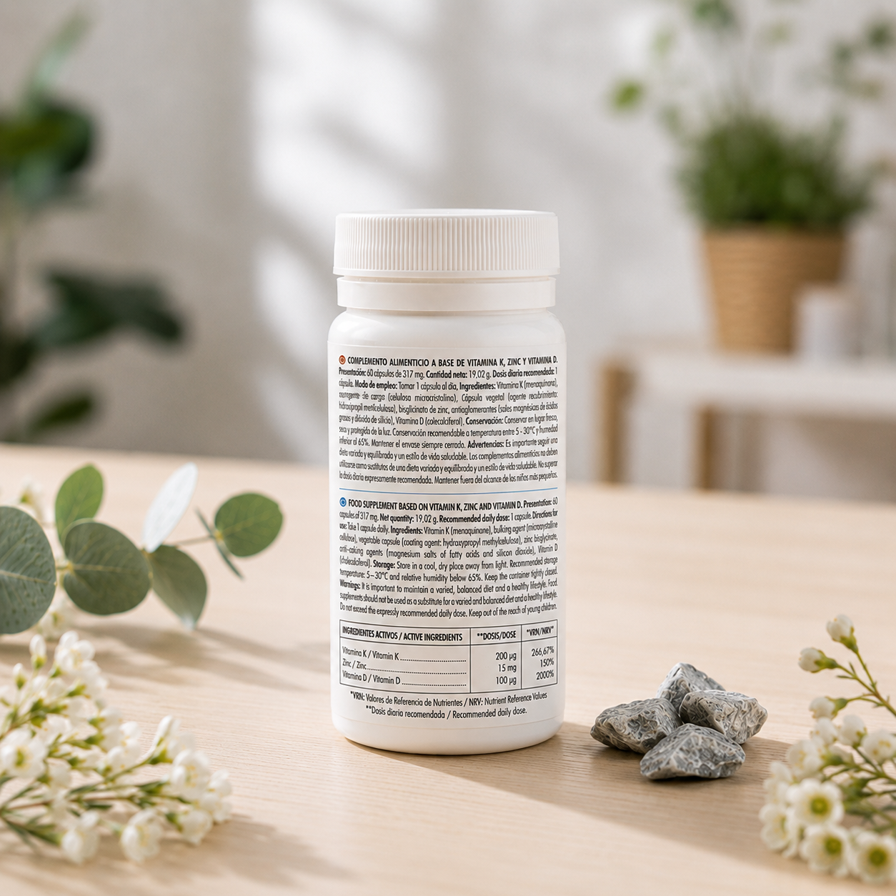 HyperVit D3 – Vitaminas D3, K2 y Zinc